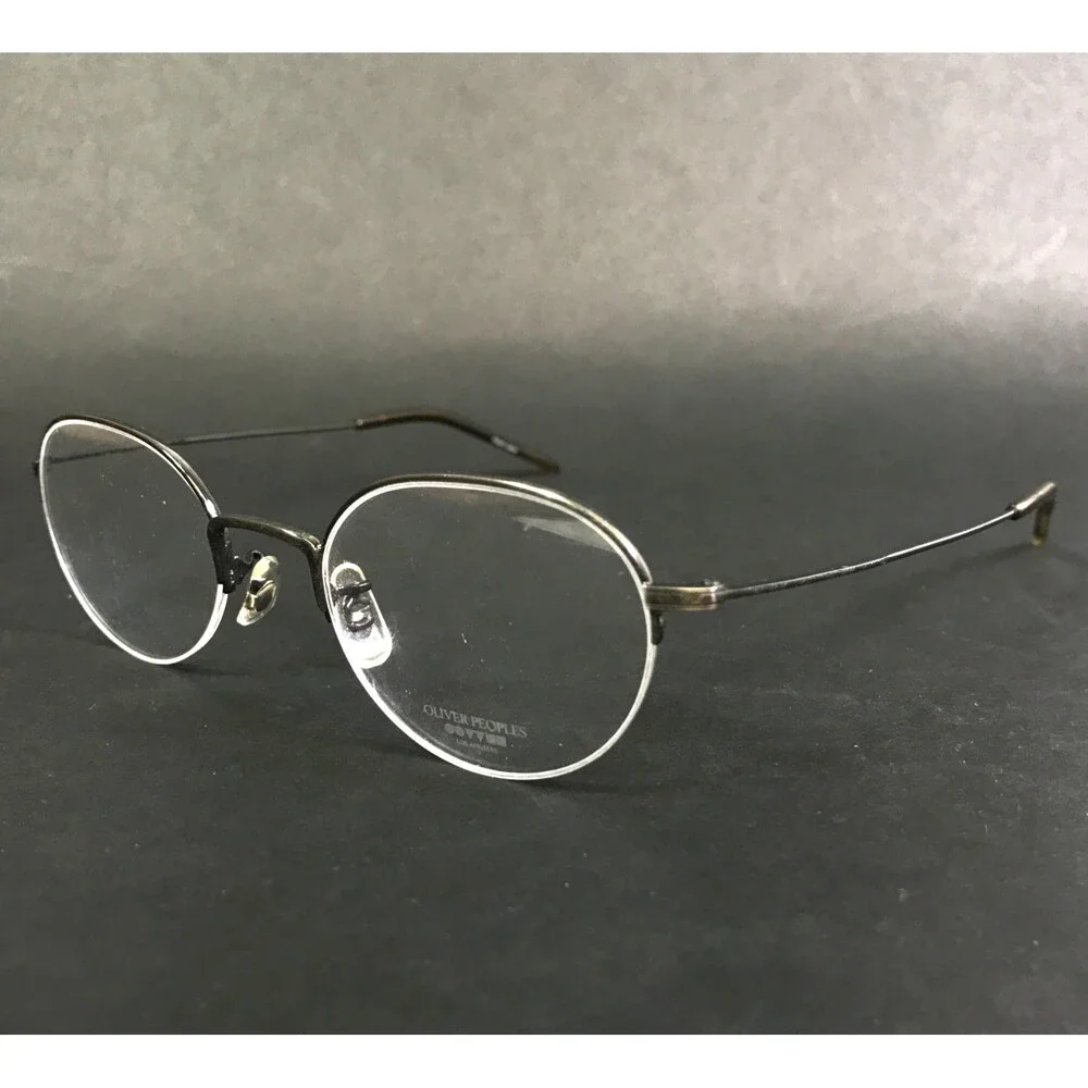 Vintage Oliver Peoples Eyeglasses Frames Cornell BKC Black Chrome 45-20-143
